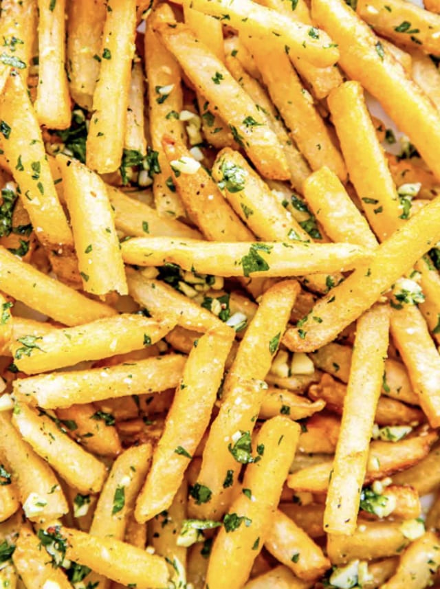 Garlic Fries 祘容薯条.