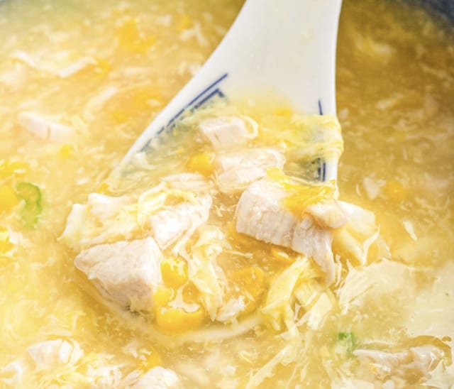 Chicken Corn Soup 雞肉玉米湯.