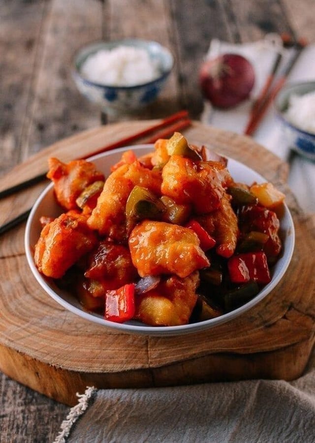 Sweet and Sour Fish Fillet 甜酸鱼片饭.